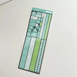 Korean Ins Cool Warning Strip Sticker Diary Hand Account Idol Card DIY Album Decoration Scrapbooking Stickers Kawaii Stationery (Online Order Only)