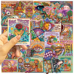50PCS Fun Camping Adventure Stickers Aesthetic DIY Decals Skateboard Phone Laptop Suitcase Decorative Sticker (ONLINE ORDER ONLY)