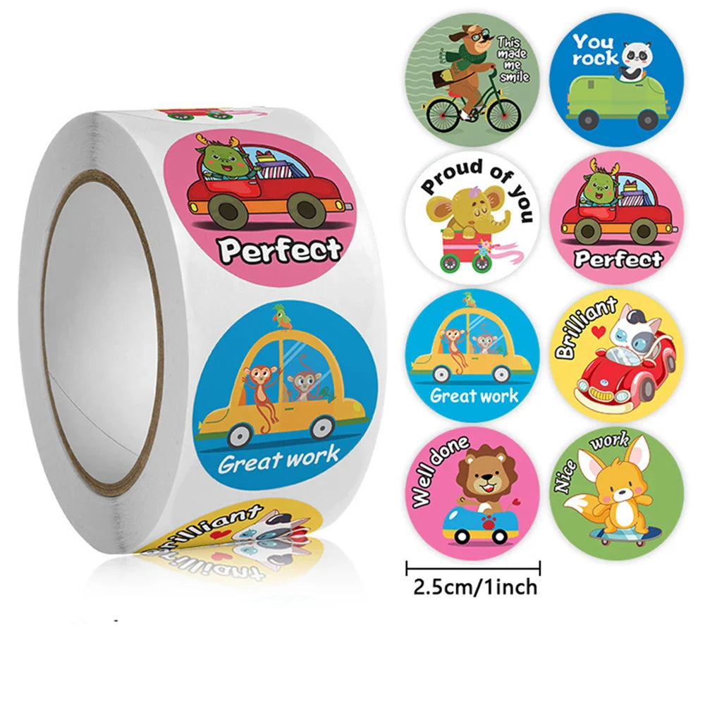 100-500pcs Reward Stickers For Kids School Teacher Supplies For Classroom  Decorative Label And Motivational Sticker (ONLINE ORDER ONLY)