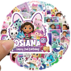 50PCS New Gabby Dollhouse Cartoon Stickers Car Motorcycle Travel Luggage Guitar Waterproof Graffiti Sticker (Online Order Only)