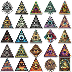 10/30/50PCS Horror Eye of God Stickers Cartoon Decals Cool Graffiti Toys Bike Suitcase Motorcycle Fridge Helmet Car Sticker Gift (ONLINE ORDER ONLY)
