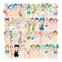 Sonny Angel Christmas Doll Stickers Kawaii Cartoon Decals Scrapbook Laptop Guitar Kids Gifts (ONLINE ORDER ONLY)