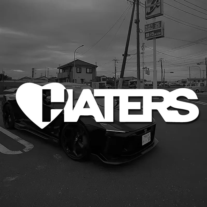 “HATERS" Stickers，cool and fashion stickers for Cars, Trucks, Walls, Laptops, Windows, Motorcycles, Bumpers Or Crafts (ONLINE ORDER ONLY)
