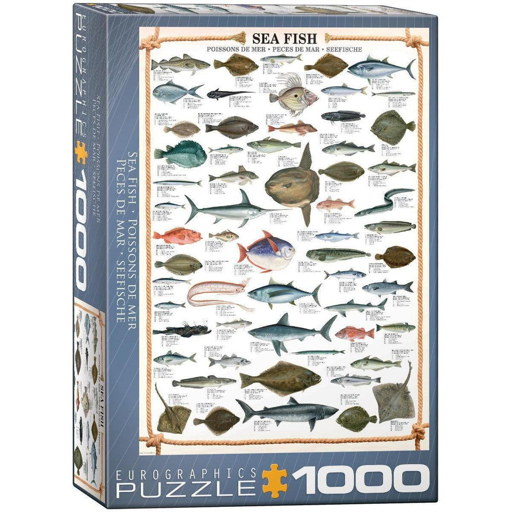 Sea Fish 1000 Piece Jigsaw Puzzle Eurographics (ONLINE ORDER ONLY)