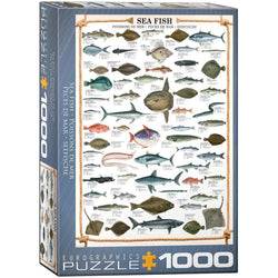 Sea Fish 1000 Piece Jigsaw Puzzle Eurographics (ONLINE ORDER ONLY)
