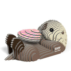 Sea Otter 3D Cardboard Model Kit Eugy (ONLINE ORDER ONLY)