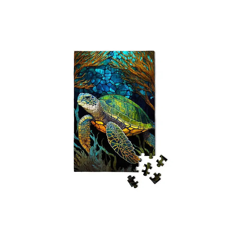 Sea Turtle 150 Piece Mini Jigsaw Puzzle Micro Puzzles (ONLINE ORDER ONLY)