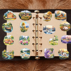 50PCS Kawaii Rural Scenery PET Sticker Aesthetic Decoration Scrapbooking Stationery DIY Hand Accounting Supplies for Kids (ONLINE ORDER ONLY)