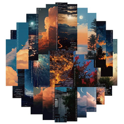 Roaming Universe Landscape Bookmarks Stickers (10/30pcs) (ONLINE ORDER ONLY)