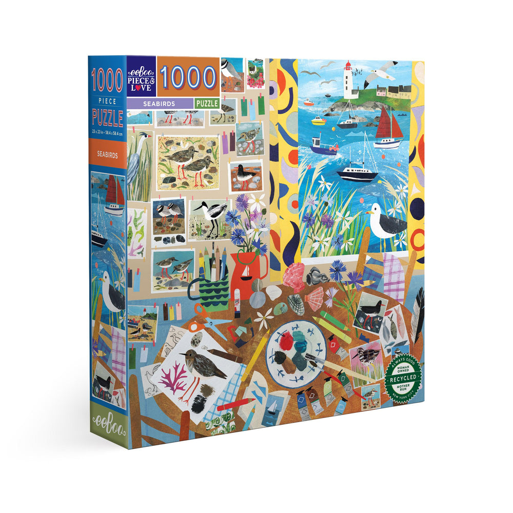 Seabirds 1000 Piece Jigsaw Puzzle eeBoo (ONLINE ORDER ONLY)