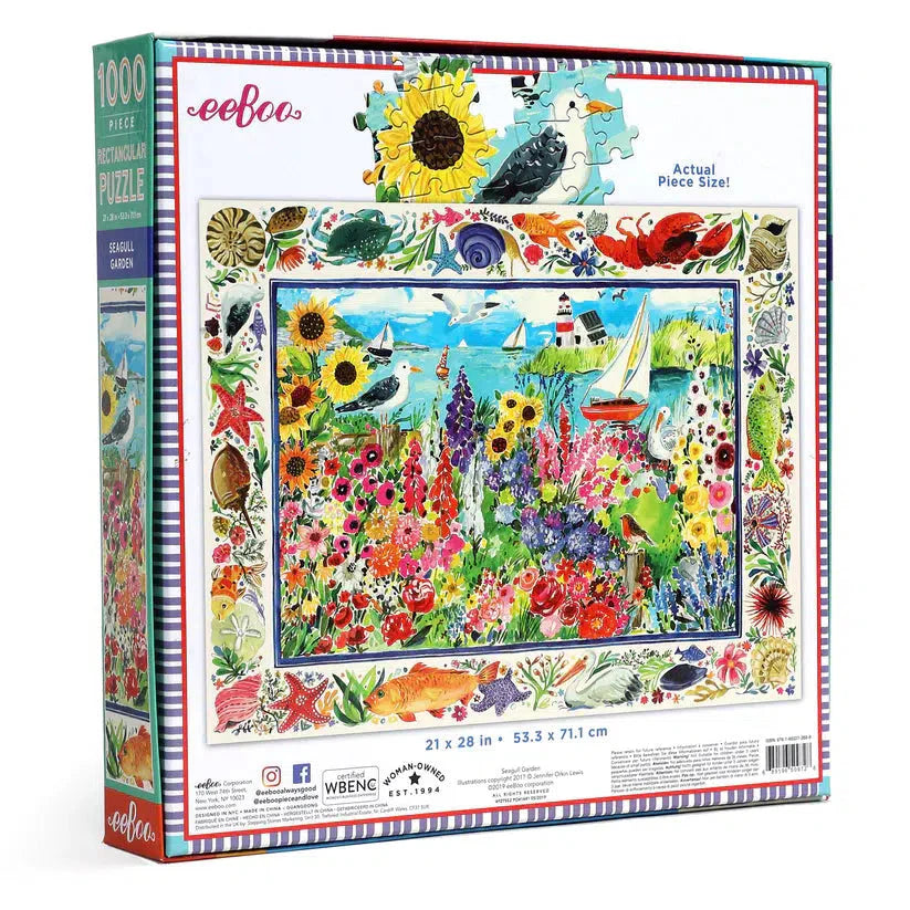 Seagull Garden 1000 Piece Jigsaw Puzzle eeBoo (ONLINE ORDER ONLY)