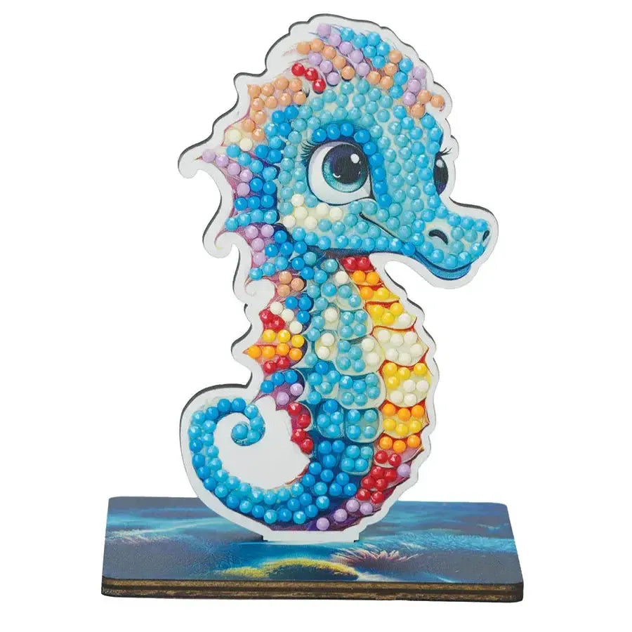 Seahorse "Ocean" Crystal Art Buddies Kit Craft Buddy (ONLINE ORDER ONLY)
