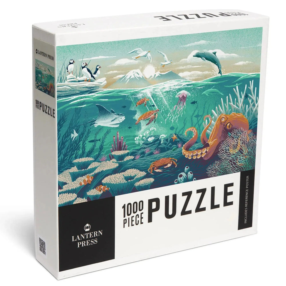 Seascape 1000 Piece Jigsaw Puzzle Lantern Press (ONLINE ORDER ONLY)