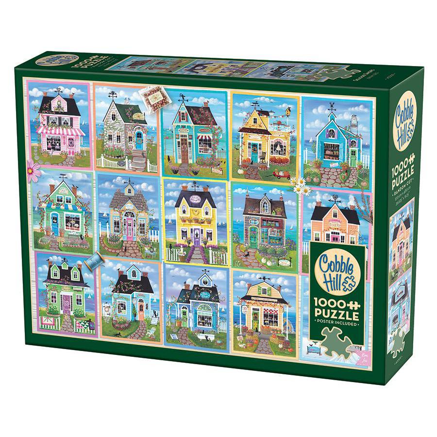 Seaside Shops 1000 Piece Jigsaw Puzzle Cobble Hill (ONLINE ORDER ONLY)
