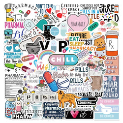 10/50/100Pcs/set Doctor Nurse TV Show Scrapbooking Stickers Decal for For Guitar Laptop Luggage Car Fridge Graffiti Sticker (ONLINE ORDER ONLY)