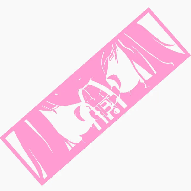 Anime Sticker For Car PVC Vinyl Decal Automobile Modification Window Bumper Decoration Interior Accessories PVC Decals (ONLINE ORDER ONLY)
