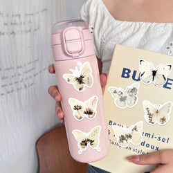 30Pcs Ink Butterfly Graffiti Stickers For Guitar Suitcase Phone Scrapbook DIY Vintage Sticker Craft Supplies (ONLINE ORDER ONLY)