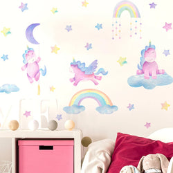 Unicorn Wall Stickers for Kids Room Decor (ONLINE ORDER ONLY)