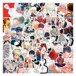 50pcs The Summer Hikari Died Stickers Cool Yoshiki Hikaru Sticker Laptop Bike Skateboard Suitcase Bike Aesthetics Decals (ONLINE ORDER ONLY)