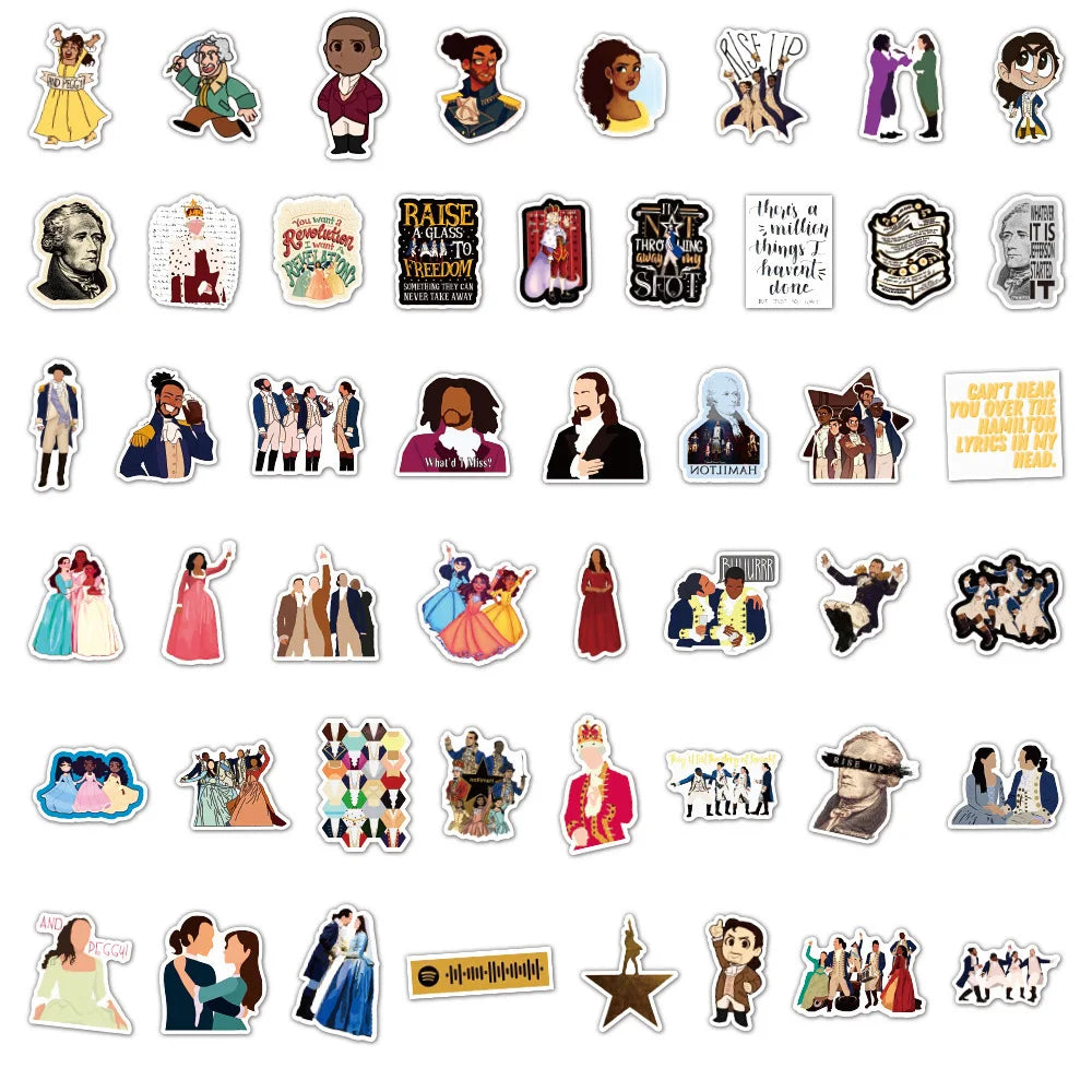 Hamilton Musical Sticker Packs (ONLINE ORDER ONLY)