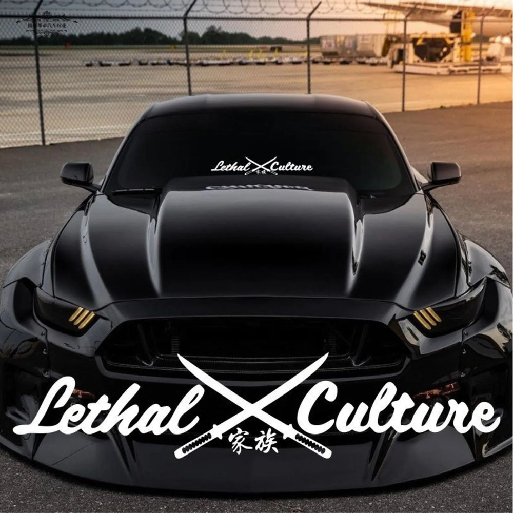 Fashion Car Sticker JDM Style Reflective Vinyl Decal for Night Driving Safety Decoration windscreen Waterproof Vinyl Decals (ONLINE ORDER ONLY)