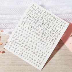 1Pc Laser Silver Gold Lines Stripe Nail Sticker Metal Strip Luxury Nails Slider Self Adhesive Slider Papers Transfer Stickers *& (Online Order Only)