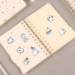 100PCS Cute Simple Duck Sticker For Aesthetic Children's Stationery School Supplies Decoration Scrapbooking for Kids (ONLINE ORDER ONLY)