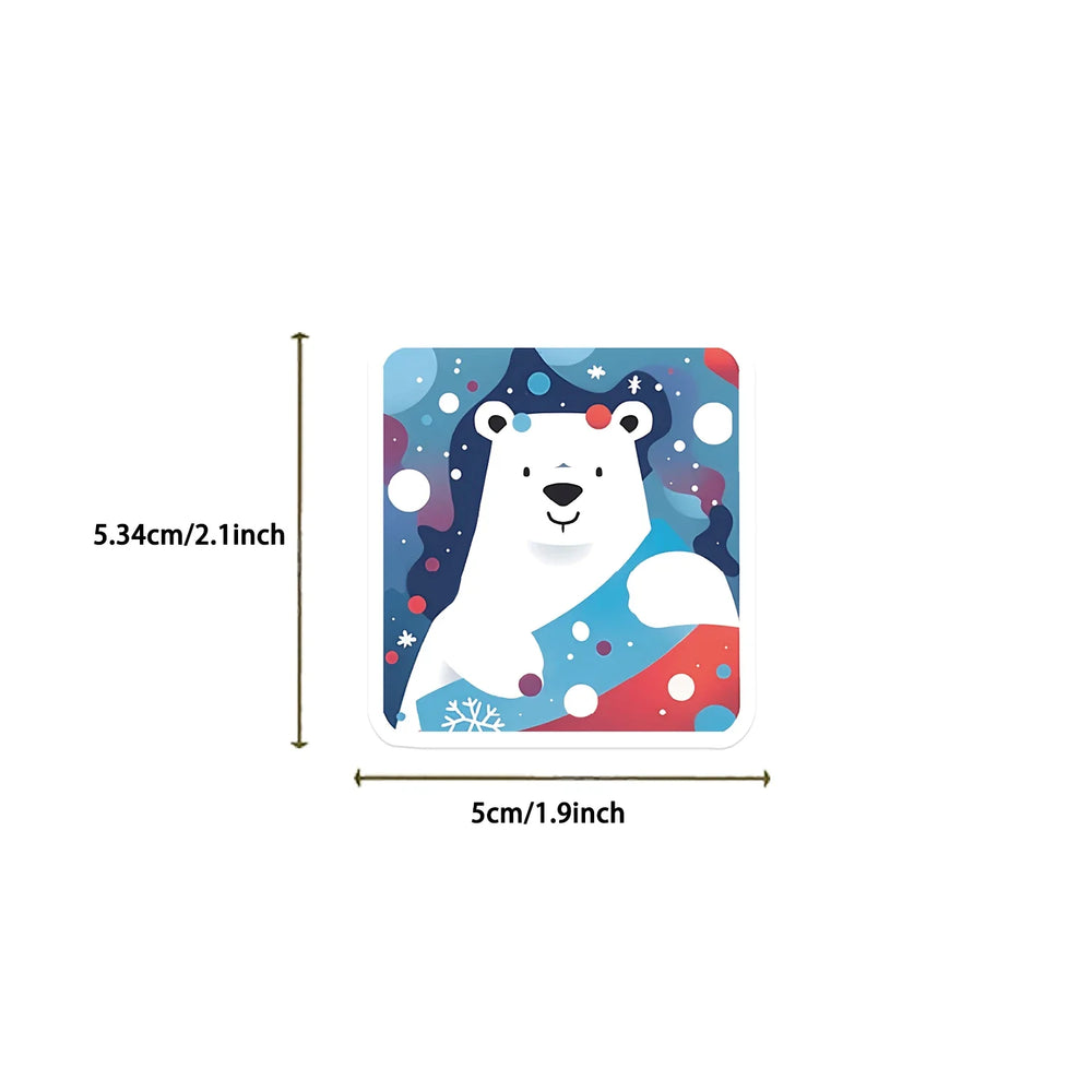 50pcs New Year Merry Christmas Stickers Santa Claus Snowman Children Gift Decal Skateboard Suitcase Sticker for Kids﻿ (ONLINE ORDER ONLY)