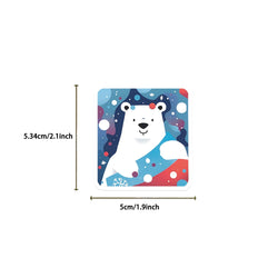 50pcs New Year Merry Christmas Stickers Santa Claus Snowman Children Gift Decal Skateboard Suitcase Sticker for Kids﻿ (ONLINE ORDER ONLY)