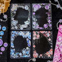 1PCS Kawaii Laser Bubbles Decorative Stickers Diary Idol Photocards DIY Craft Stickers Scrapbooking Stickers Confetti Sticker (Online Order Only)