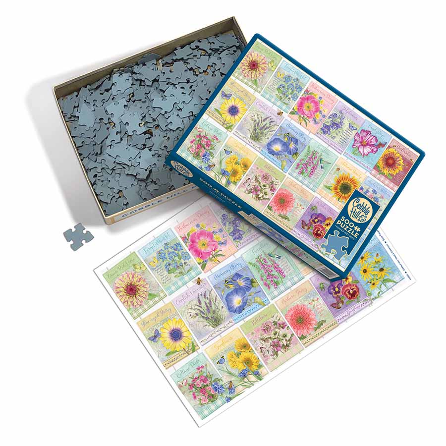 Seed Packets 500 Piece Jigsaw Puzzle Cobble Hill (ONLINE ORDER ONLY)