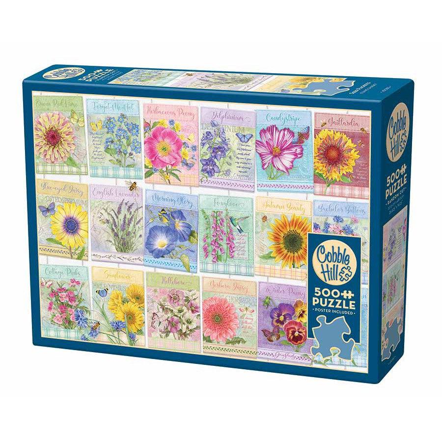 Seed Packets 500 Piece Jigsaw Puzzle Cobble Hill (ONLINE ORDER ONLY)