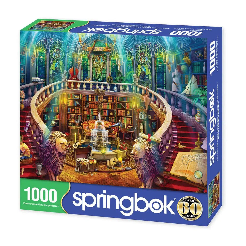 Seek & Find Library 1000 Piece Jigsaw Puzzle Springbok (ONLINE ORDER ONLY)
