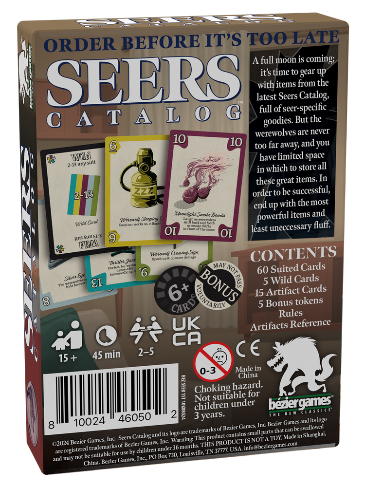 Seers Catalog (ONLINE ORDER ONLY)