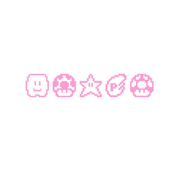 Diverting Cartoon Pixel Sticker for Car Window Anime Notebook Sticker Decoration External Accessories Waterproof PVC Vinyl Decal (ONLINE ORDER ONLY)