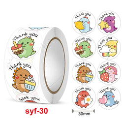 Smile Face Sticker Kids Reward Sticker Yellow Dots Labels Happy Animal  Sticker Kids Toys School Teacher Student Stationery (ONLINE ORDER ONLY)