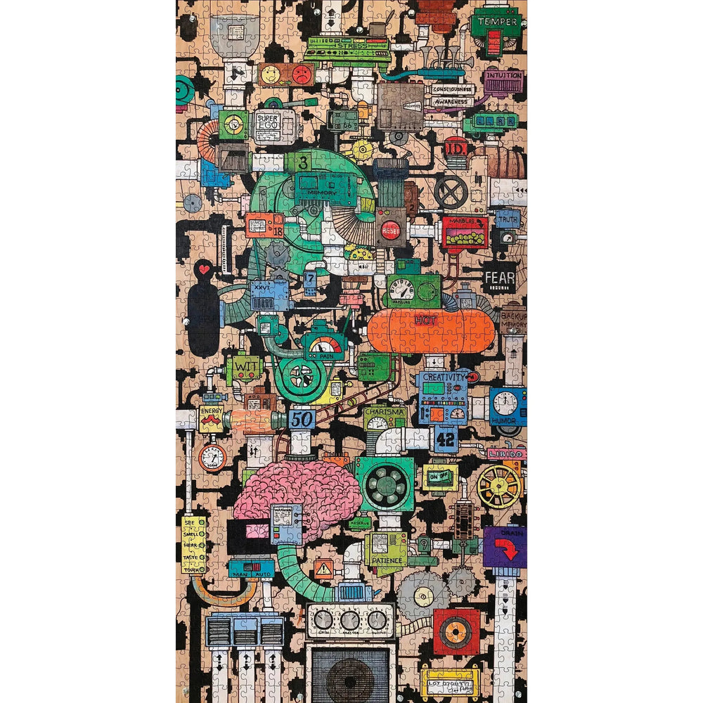 Self Machine 1000 Piece Jigsaw Puzzle Pomegranate