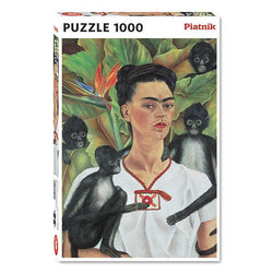 Self-Portrait with Monkeys 1000 Piece Jigsaw Puzzle Piatnik (ONLINE ORDER ONLY)