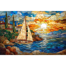 Serene Sails 1000 Piece Jigsaw Puzzle Trippy