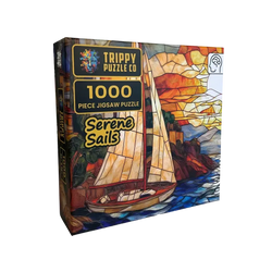 Serene Sails 1000 Piece Jigsaw Puzzle Trippy