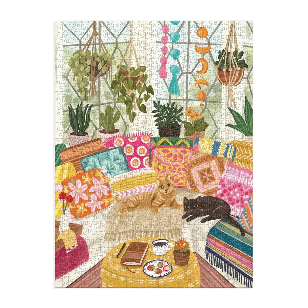 Serenity Meow 1000 Piece Jigsaw Puzzle Galison (ONLINE ORDER ONLY)