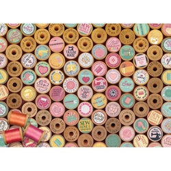 Sew Happy! 1000 Piece Jigsaw Puzzle Cobble Hill (ONLINE ORDER ONLY)