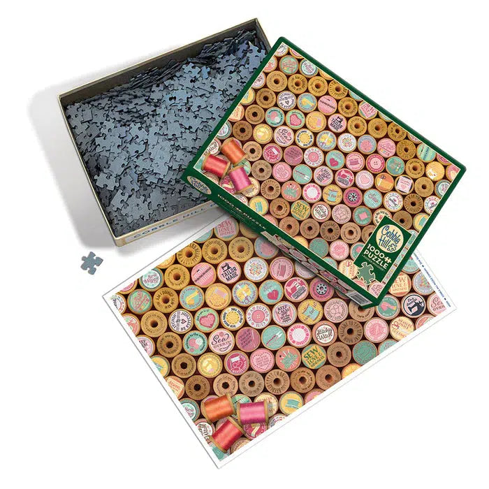 Sew Happy! 1000 Piece Jigsaw Puzzle Cobble Hill (ONLINE ORDER ONLY)