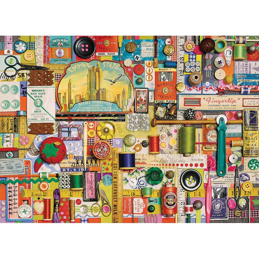 Sewing Notions 1000 Piece Jigsaw Puzzle Cobble Hill (ONLINE ORDER ONLY)