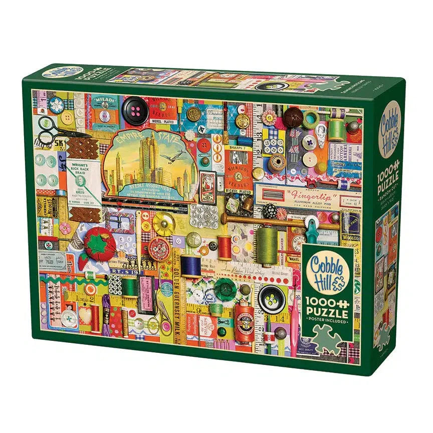 Sewing Notions 1000 Piece Jigsaw Puzzle Cobble Hill (ONLINE ORDER ONLY)