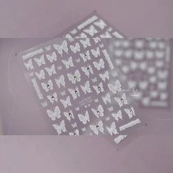 Dreamy Chic Butterfly Flower Bowknot Square Rhinestone Crystal 5D Self Adhesive Nail Art Stickers Fantasy Shiny Manicure Decals (ONLINE ORDER ONLY)