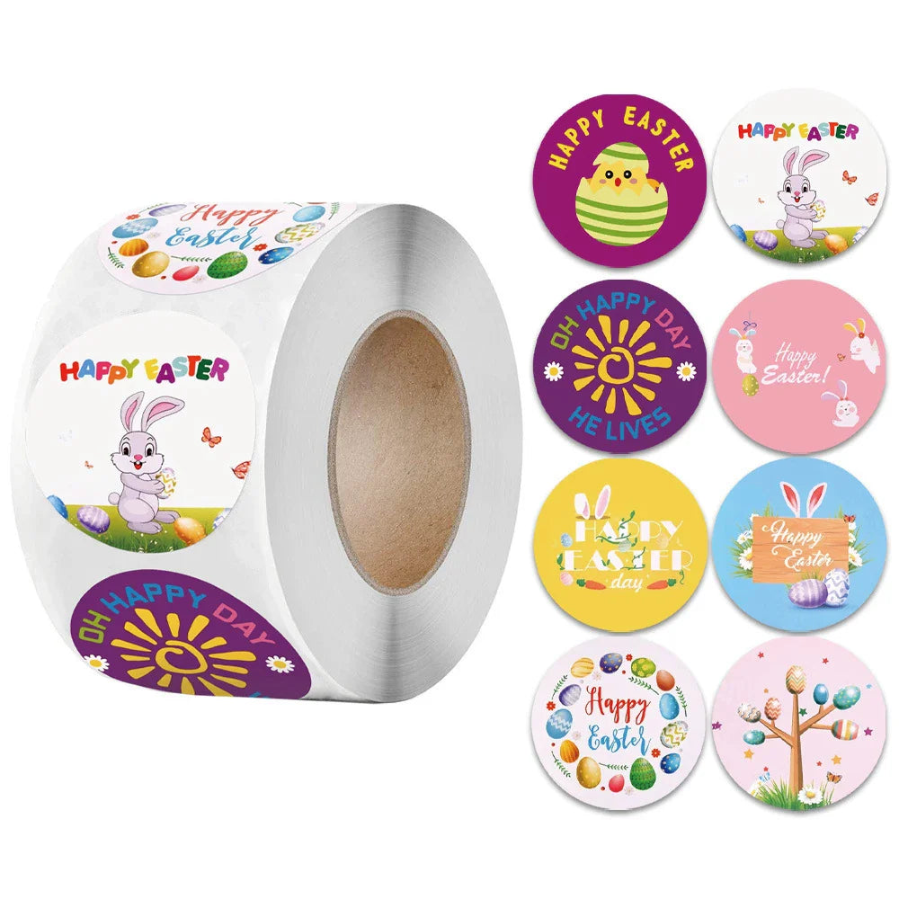 500pcs/roll Animals Stationery Labels Cute Reward Stickers For Kids Children Kindergarten School Students Games Toy (ONLINE ORDER ONLY)