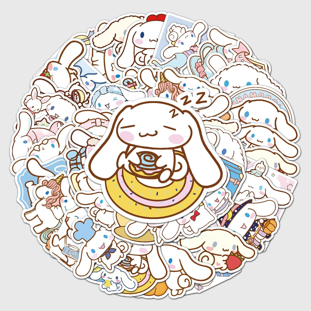 MINISO Cinnamon Cartoon Waterproof Vinyl Stickers 50Pcs (ONLINE ORDER ONLY)