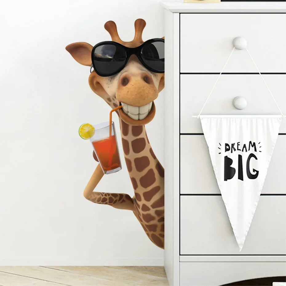Giraffe Wall Stickers Nursery Decor Kids Room Decal (ONLINE ORDER ONLY)