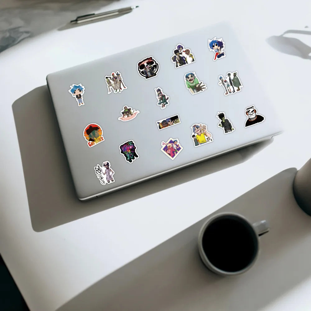 10/30/50pcs Gorillaz Band Sticker Packs (ONLINE ORDER ONLY)